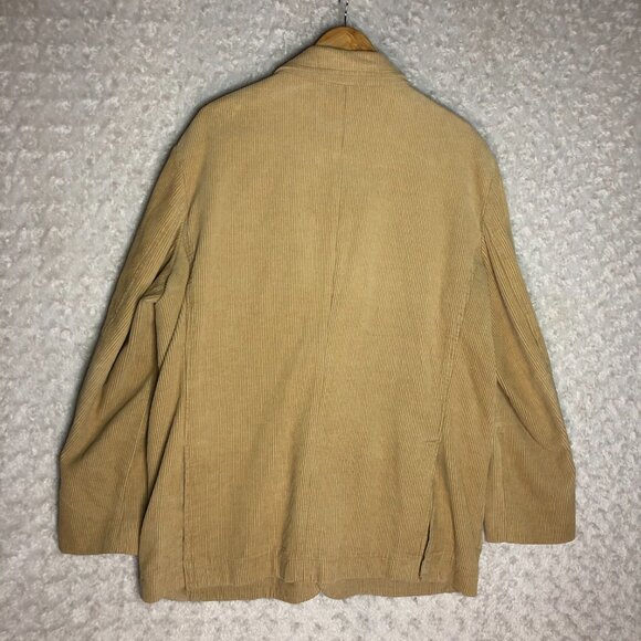 St‎ Johns Bay Mens Corduroy Blazer Jacket Sport Coat Two Button - Picture 3 of 4